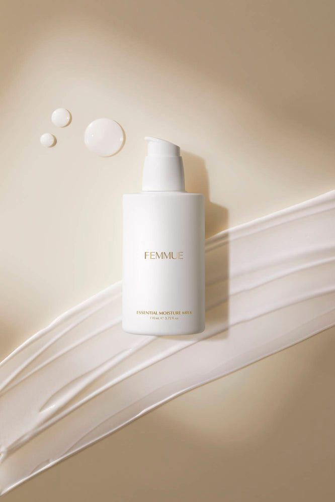 A silky emulsion enriched with Narcissus root to balance and comfort the skin. - Femmue USA