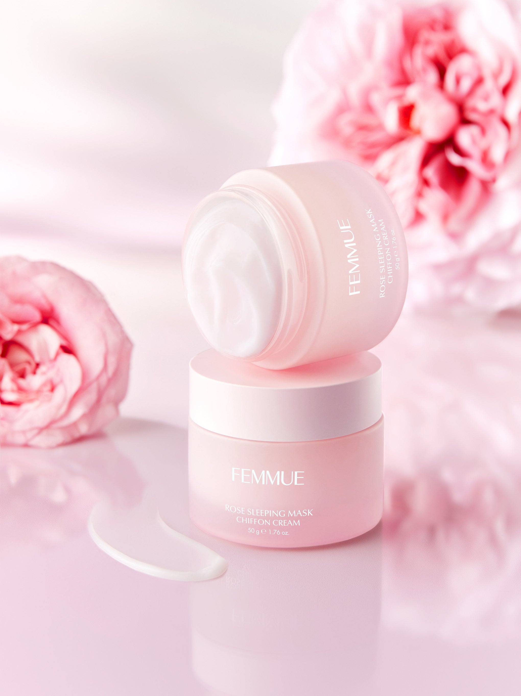 Rose Sleeping Mask Chiffon Cream - Femmue USA